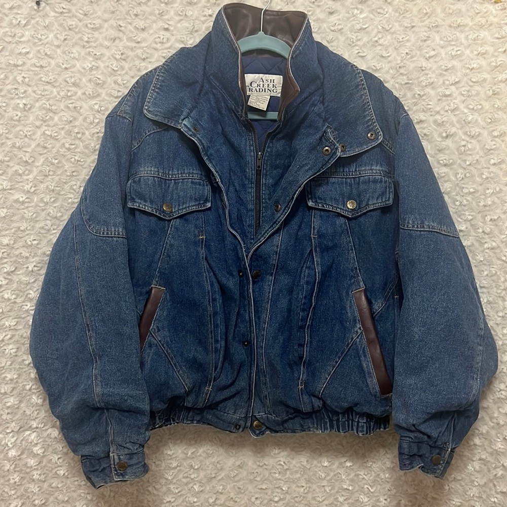 Vintage ASH Creek Trading Vintage Motor Jacket Sz XL